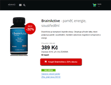 Tablet Screenshot of brainactive.cz